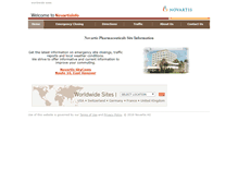 Tablet Screenshot of novartisinfo.com